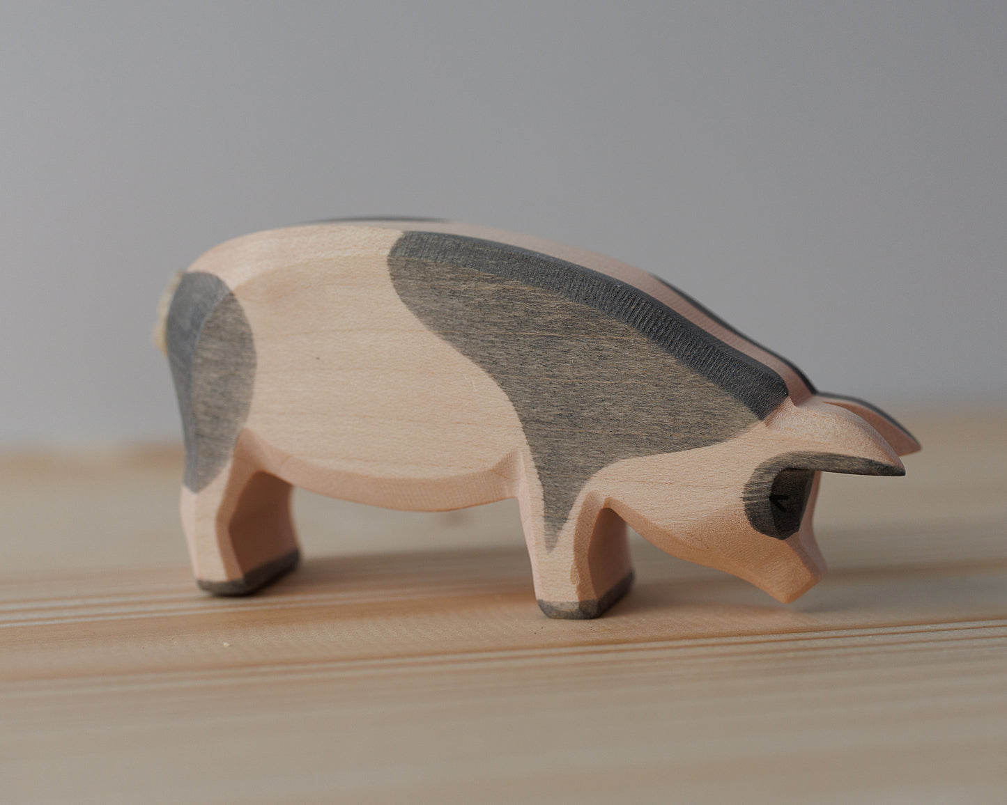 Ostheimer gris med flekker, spiser