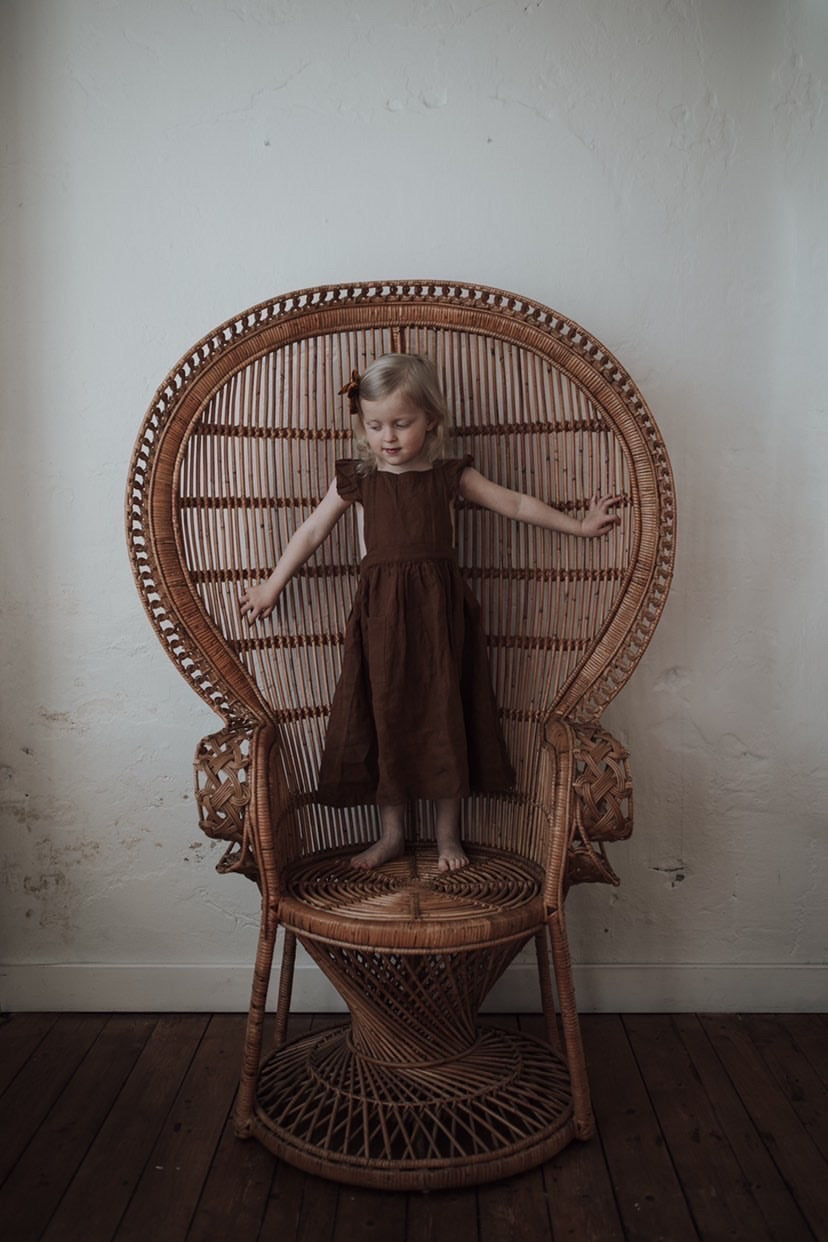 The linen pinafore
