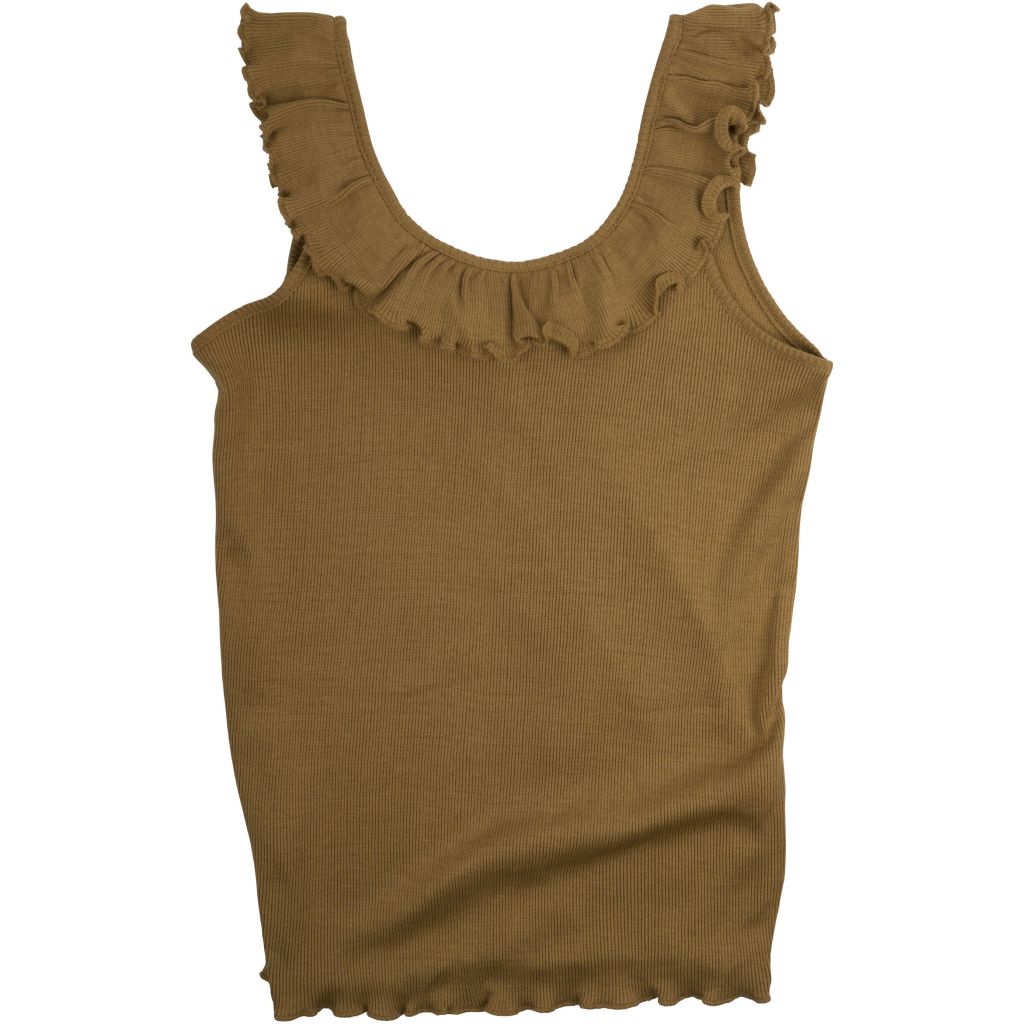 Herdis top, golden leaf
