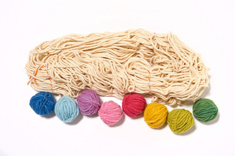 Økologisk ren ny ull, 150g