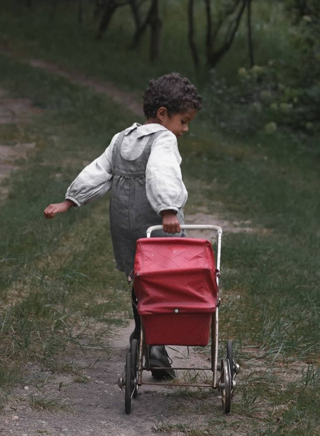 Lin skjorte Cecilie, hvit