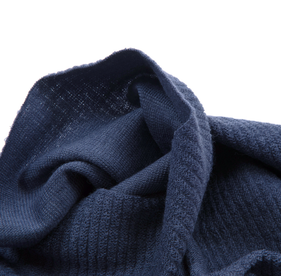 Økologisk strikket merinofløyels kord, jeans