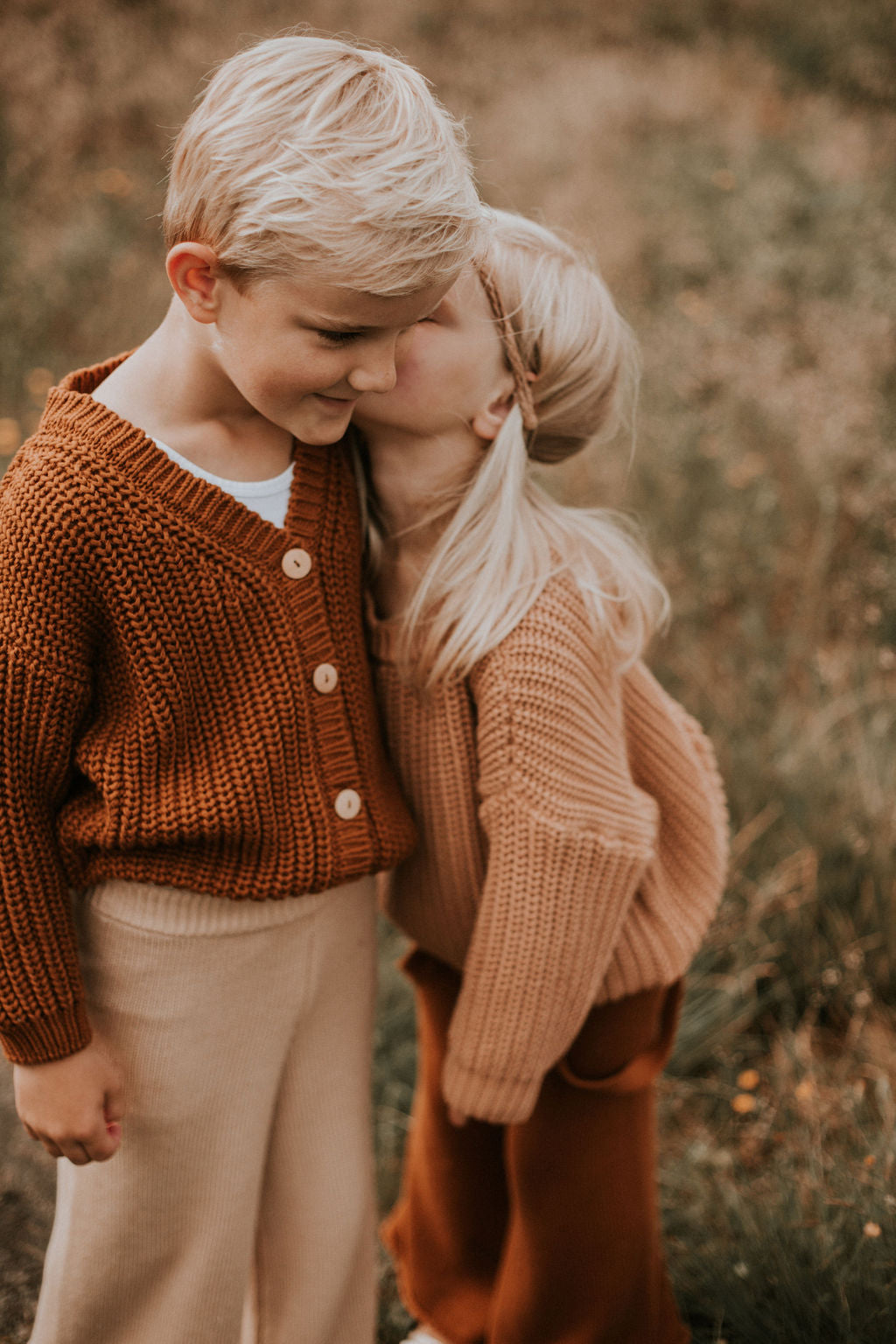 Yuki Cardigan Rust