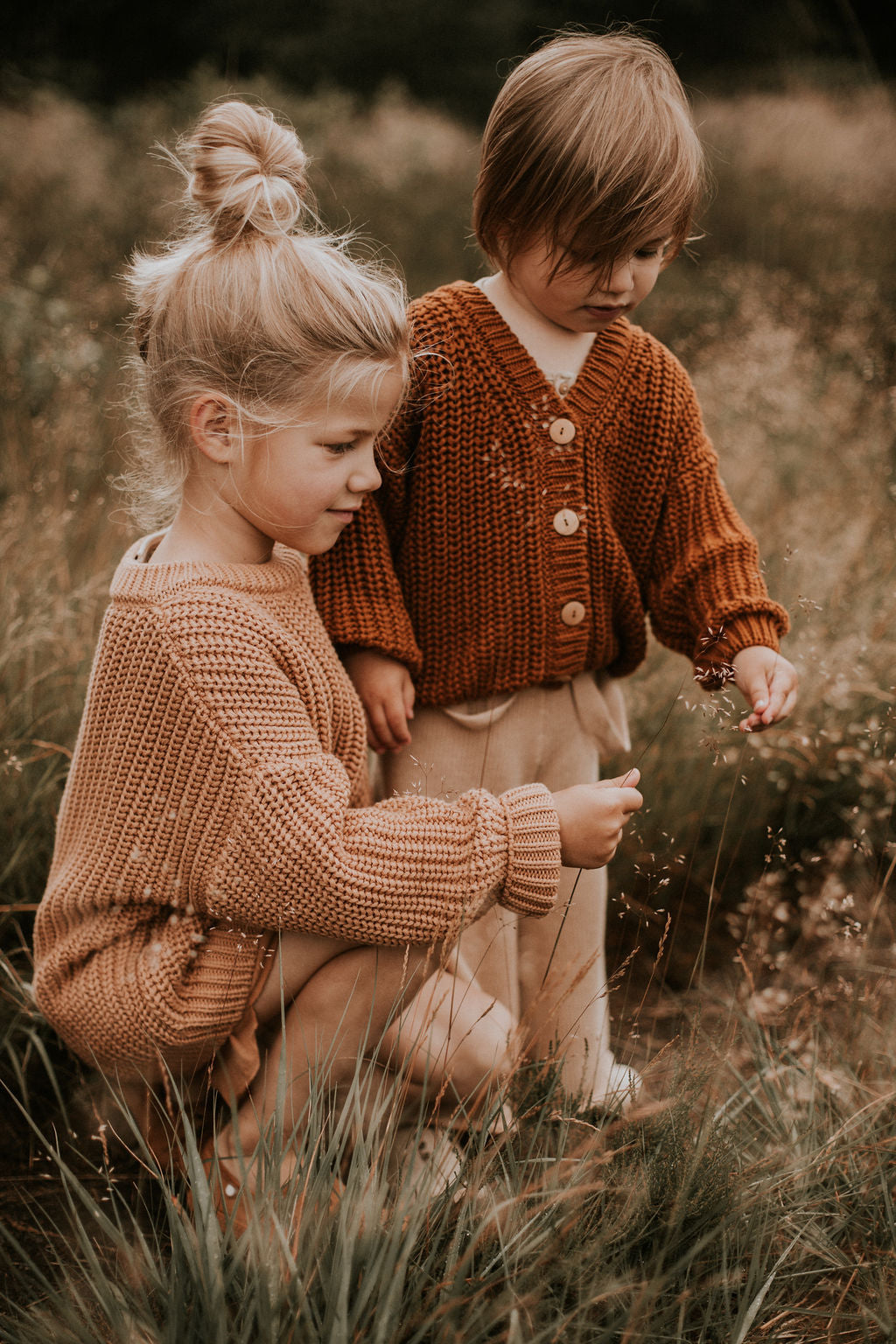 Yuki Cardigan Rust