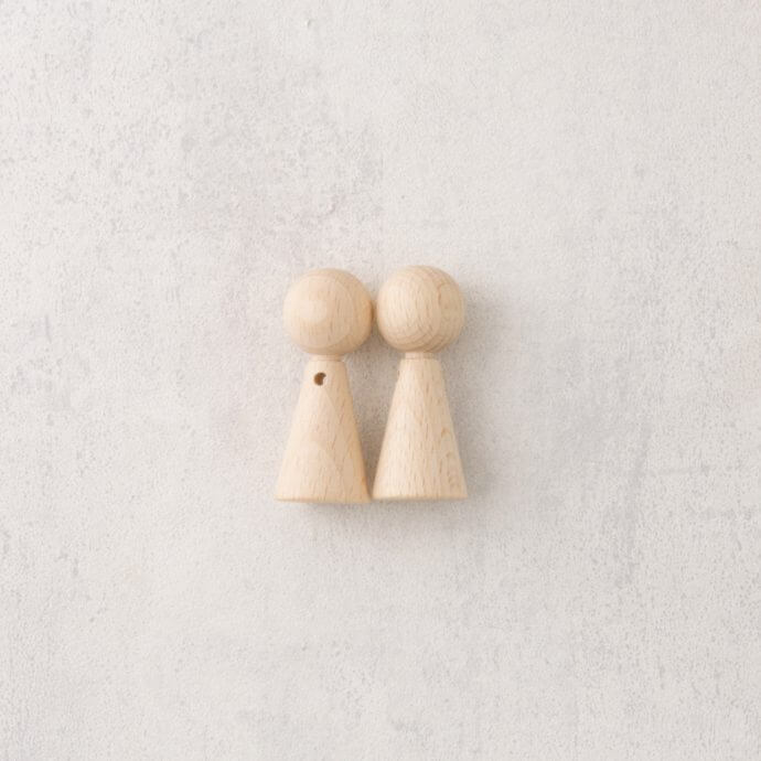 Tre dukke (Peg doll)