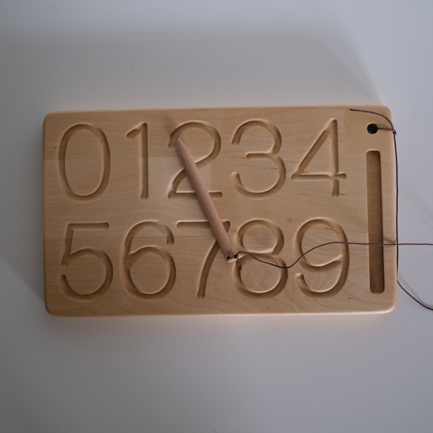 Number tracing board