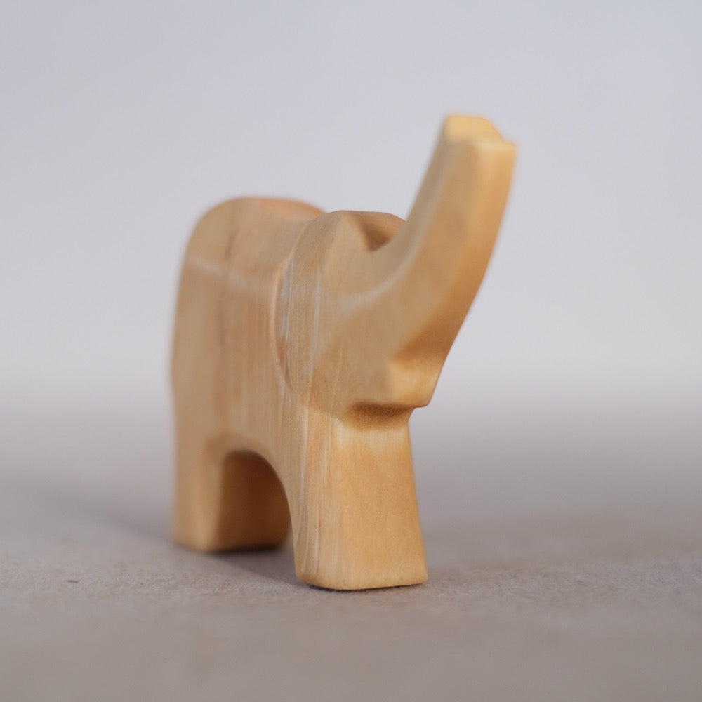 Elefant kalv, snabel opp