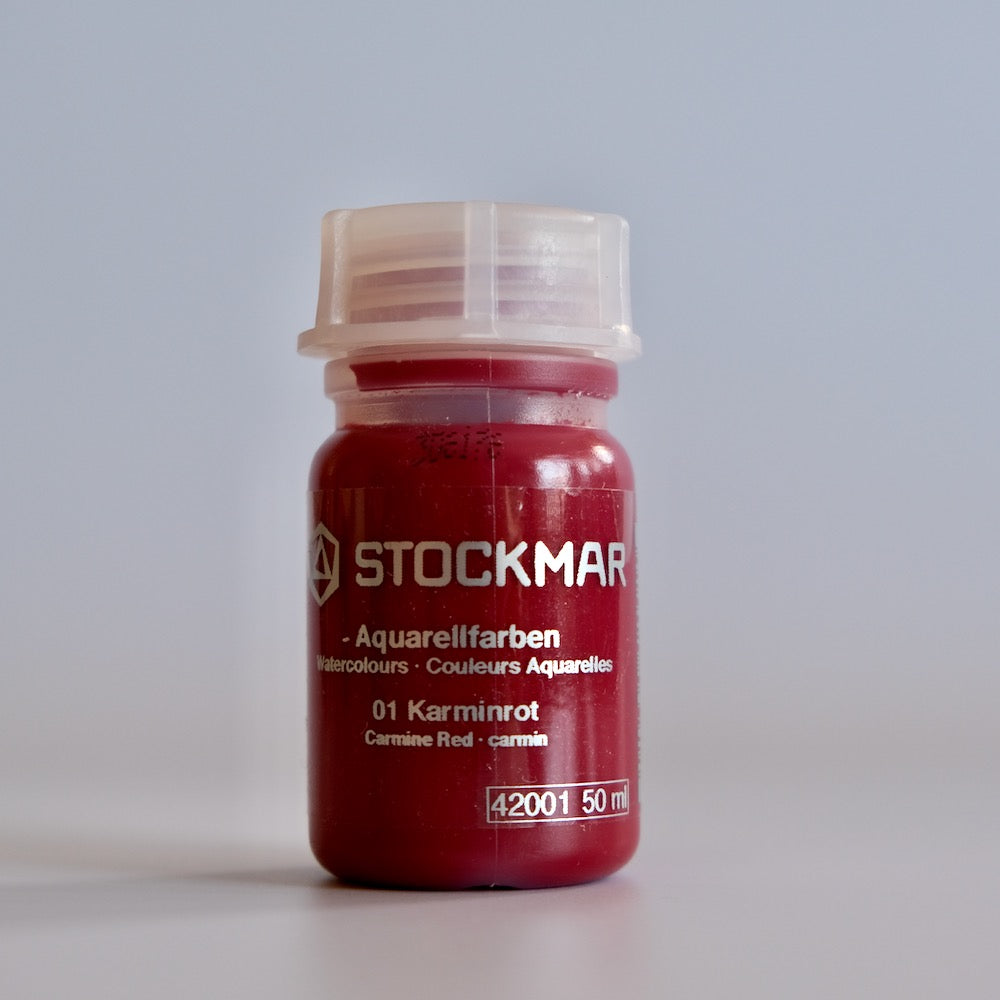 Stockmar Akvarellmaling, karminrød