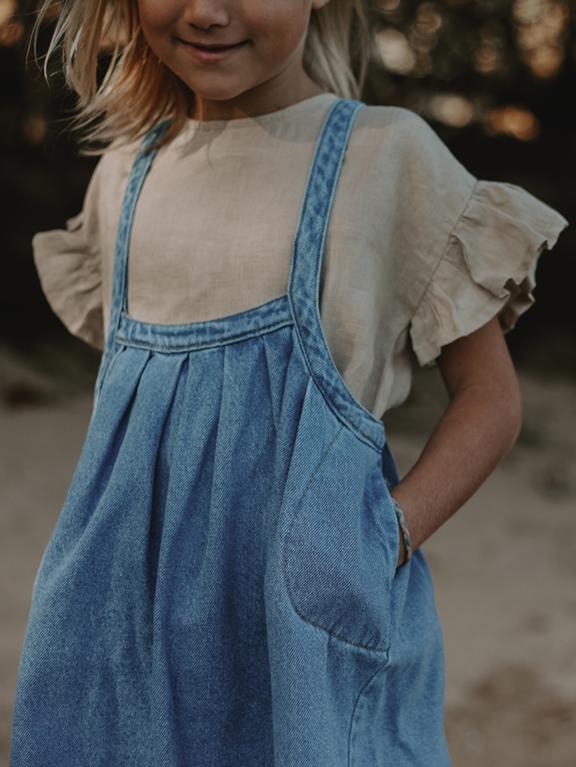 The frill linnen top, eggeskall