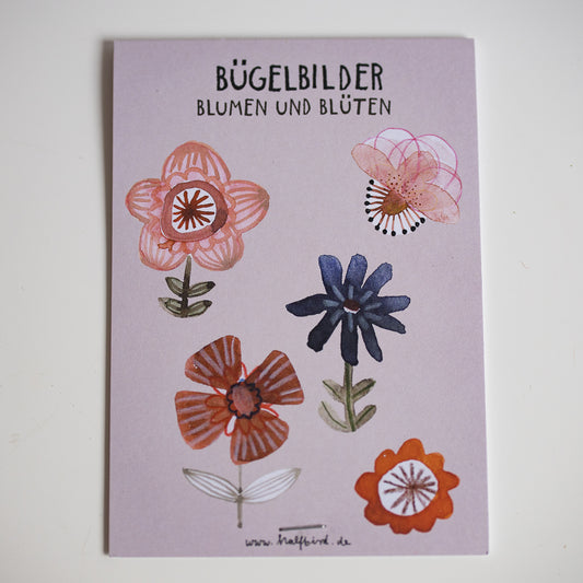 Strykebildesett blomster