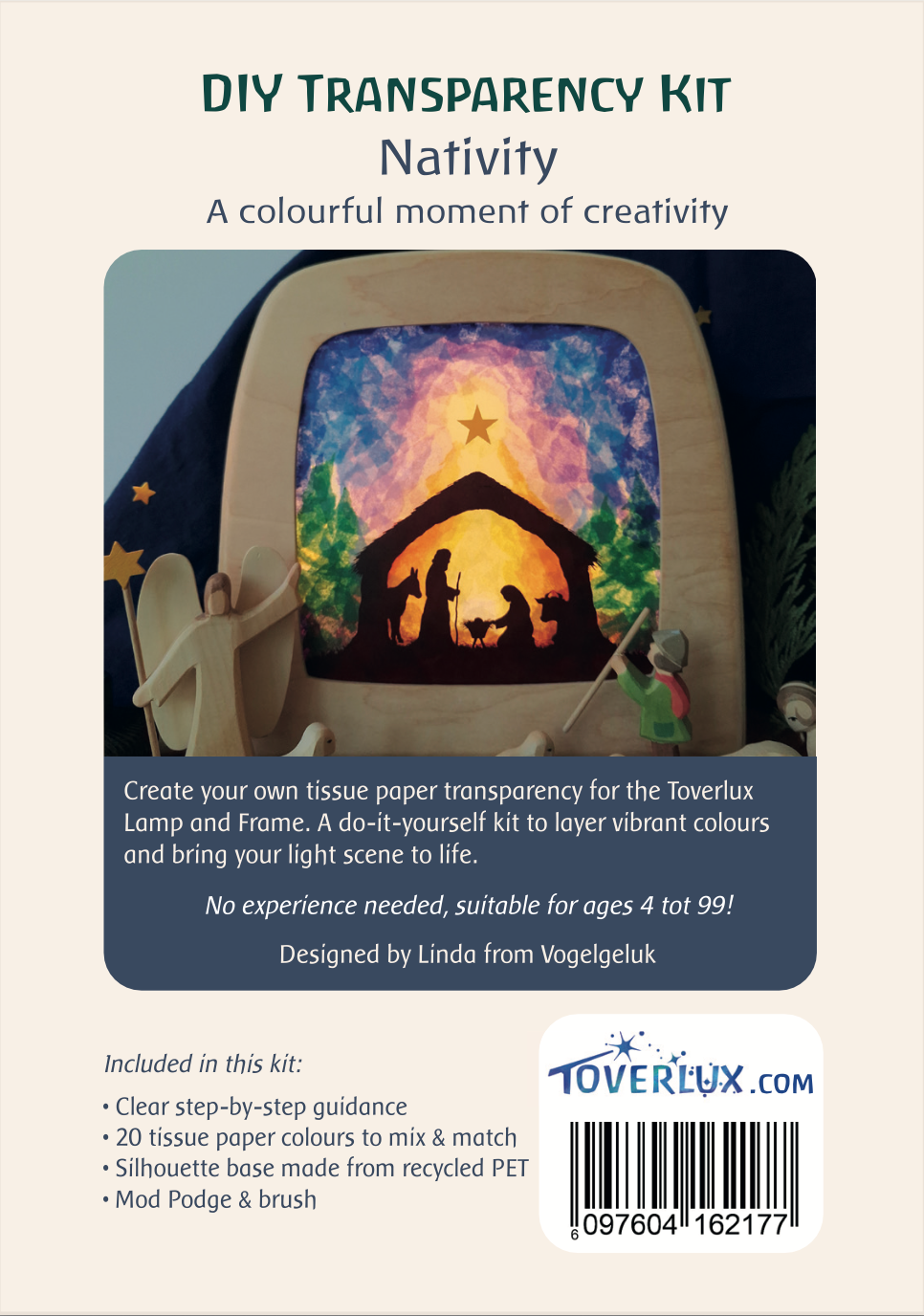 DIY Transparency Nativity silhouett