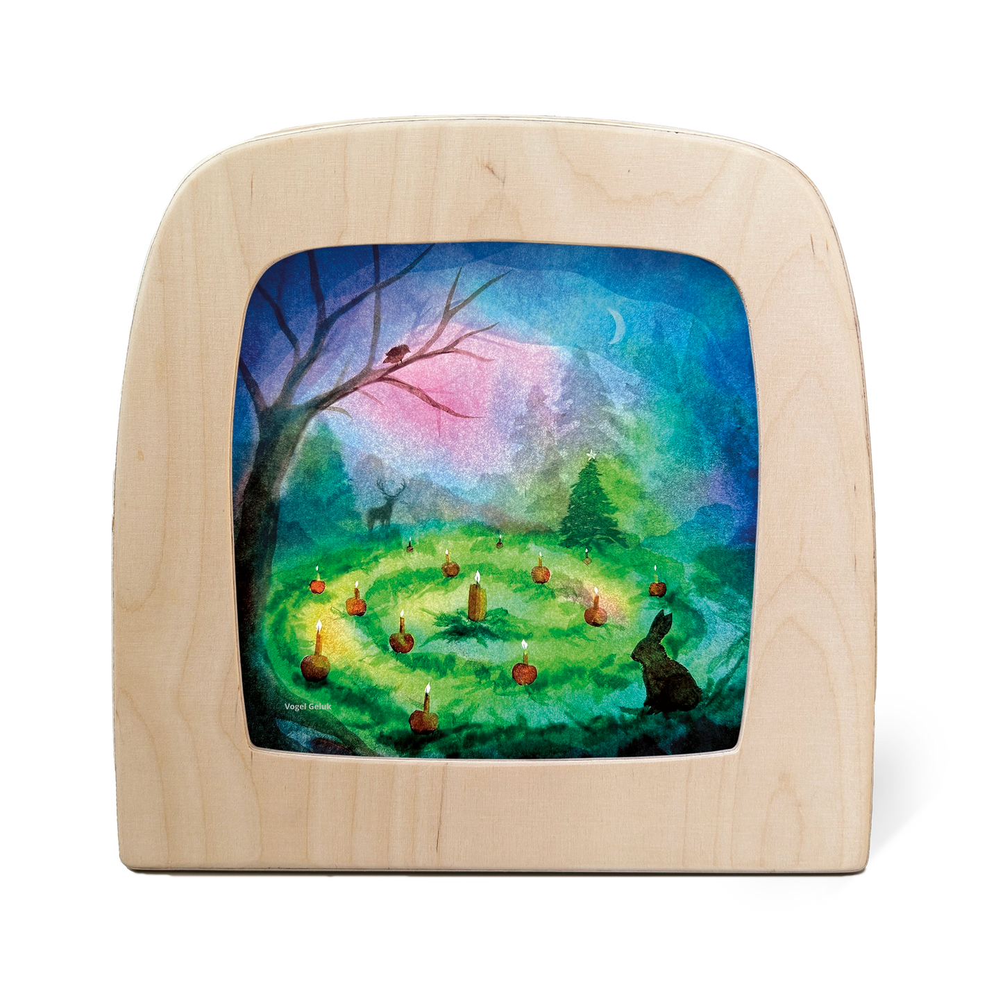 Advent Garden (Vogel Geluk) silhouett