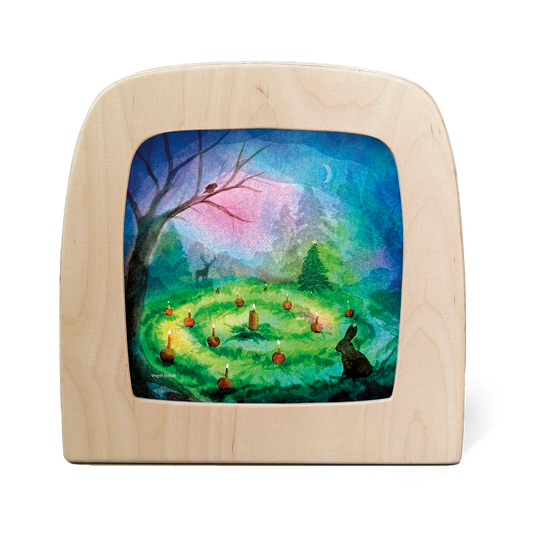 Advent Garden (Vogel Geluk) silhouett