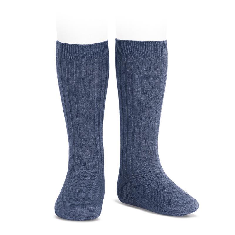 Condor knestrømper ribb, jeans