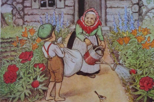 Bestemor i hagen, Beskow