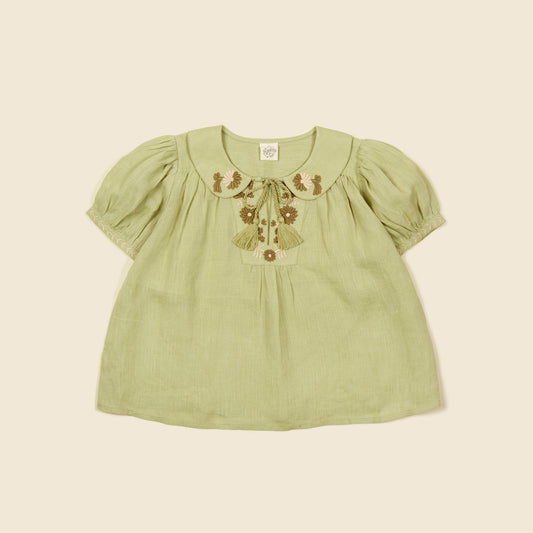 Nora blouse - Peridot