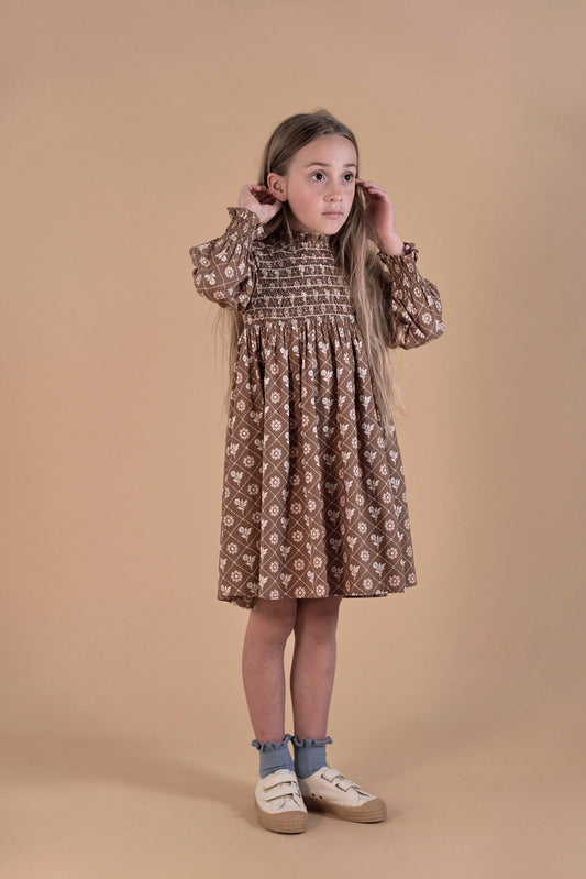 Mia - loaf tin floral fawn