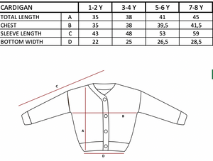 Yuki Cardigan Rust
