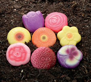 Sensory play stones - Flowers