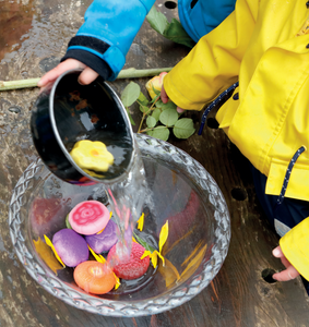 Sensory play stones - Flowers