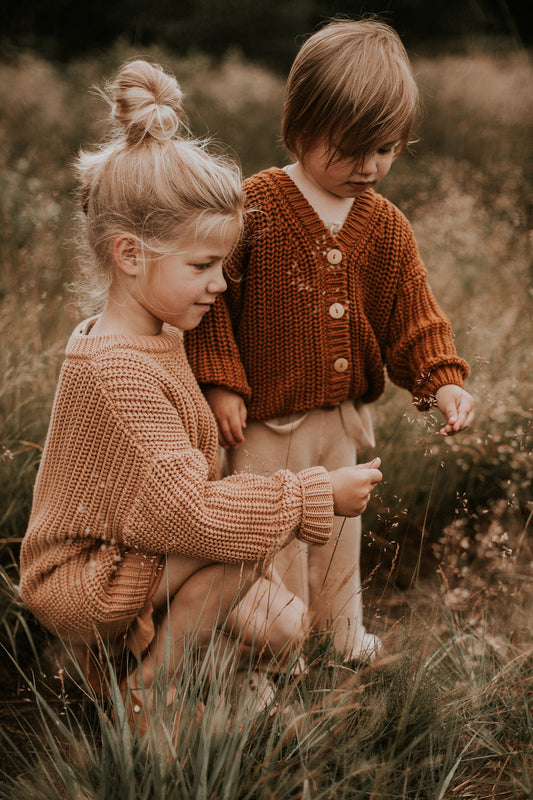Yuki Cardigan Rust