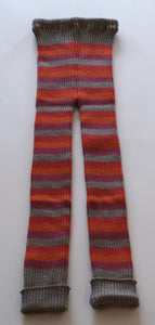 Ullribb bukse, sand/paprika/lyng/oransje