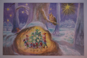 Adventskalender Juletre og dverger