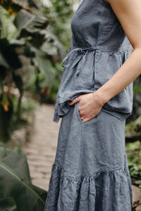 Amie skjørt, Dusty Blue