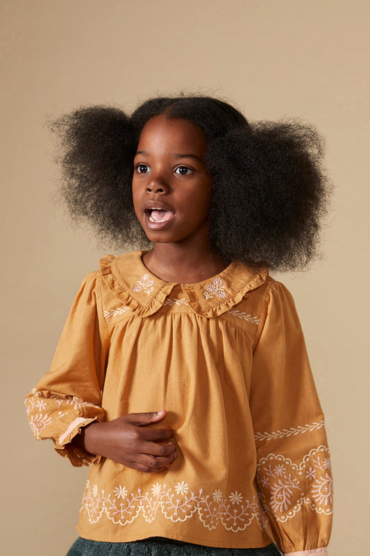 Murielle Blouse - Dried Orange