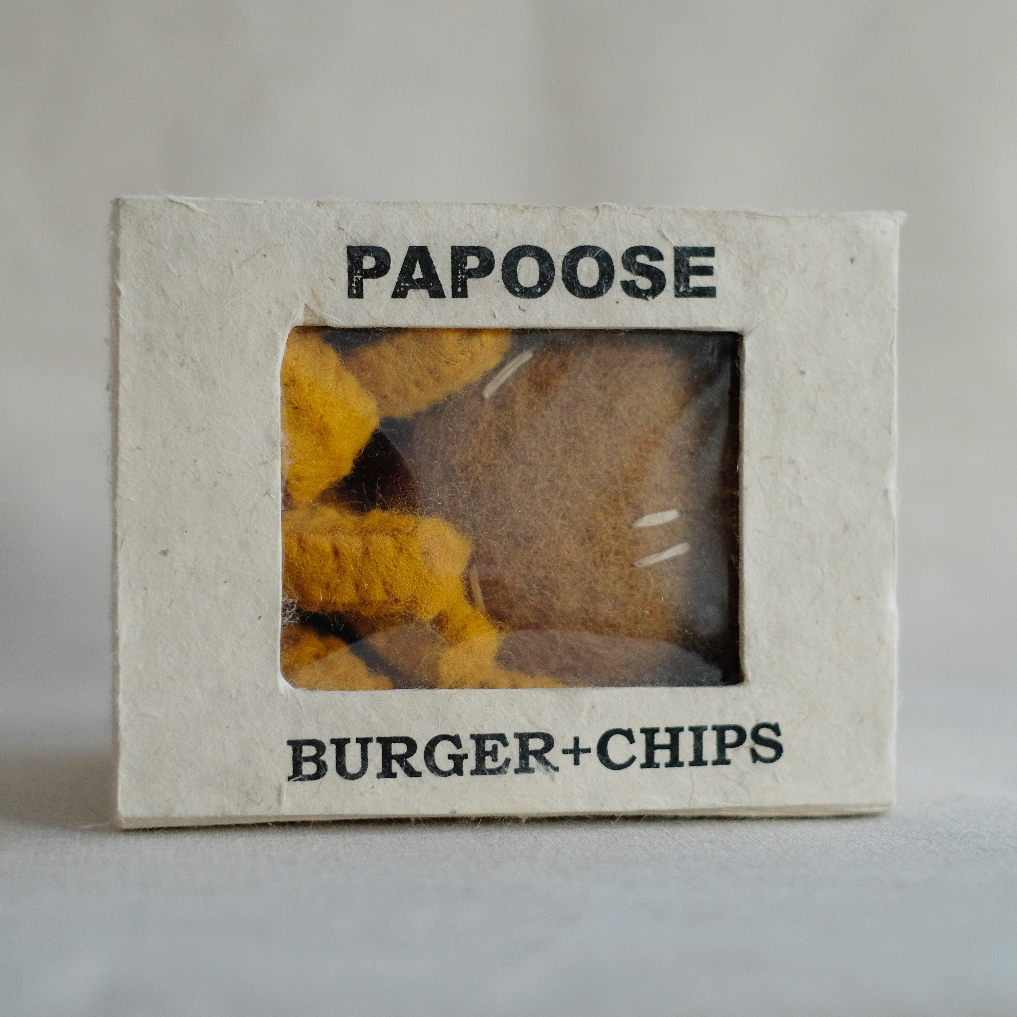 Papoose burger & ships pakke