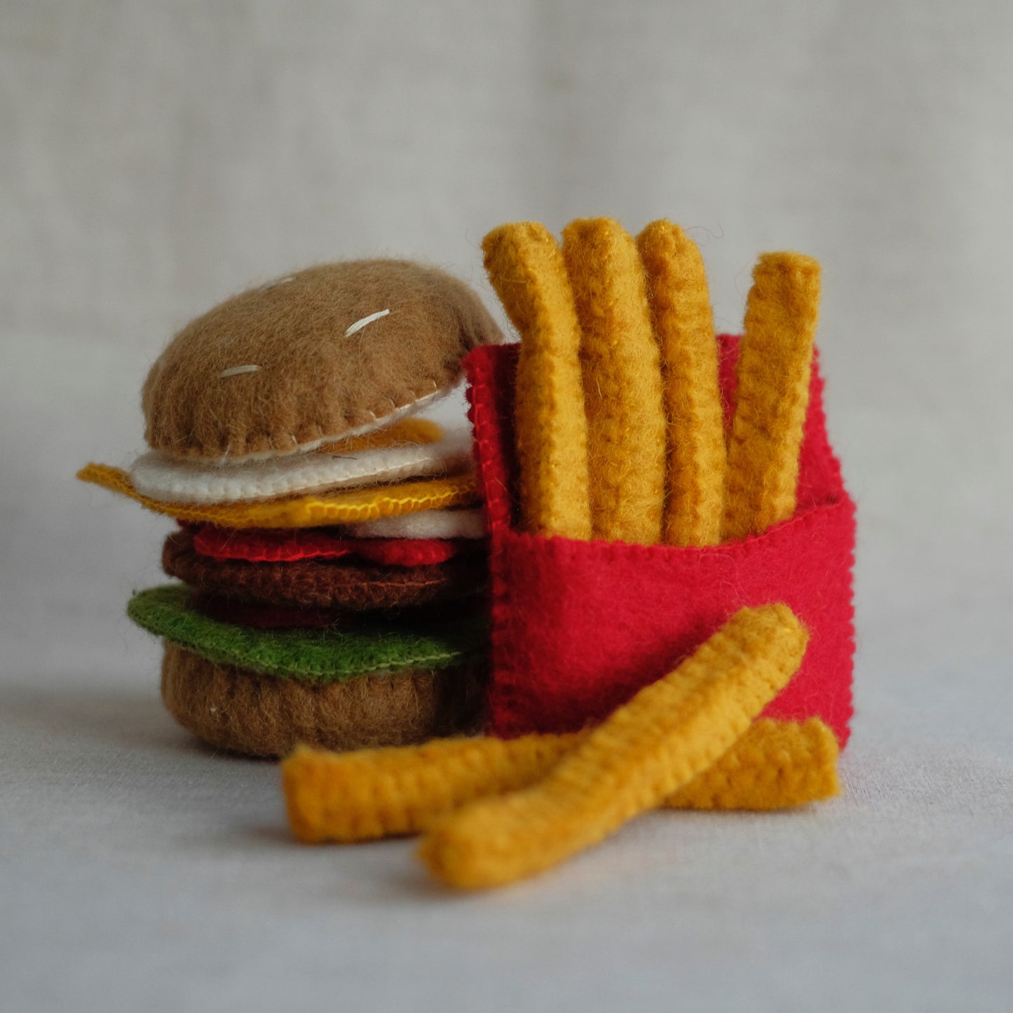 Papoose burger & ships pakke
